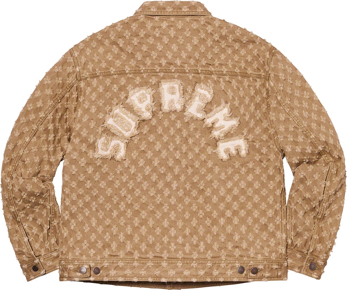 Hole Punch Denim Trucker Jacket view 11